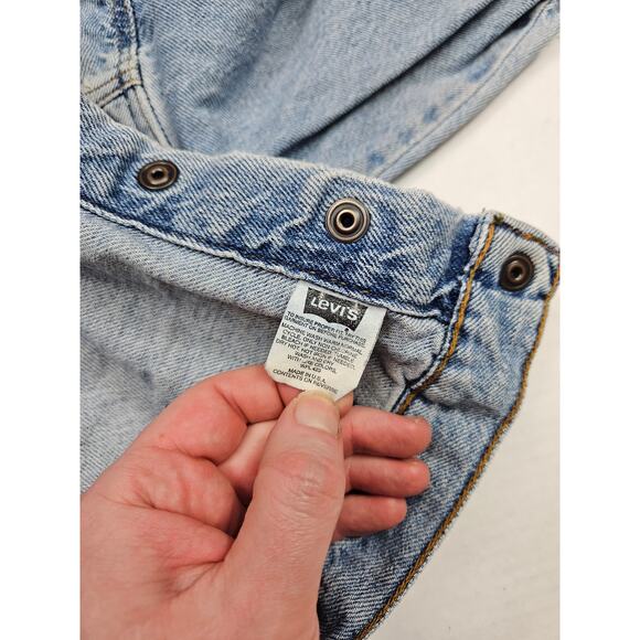 Vintage Levis Denim Jacket Size 4T Blue Tab Trucker USA 90S - Picture 7 of 10